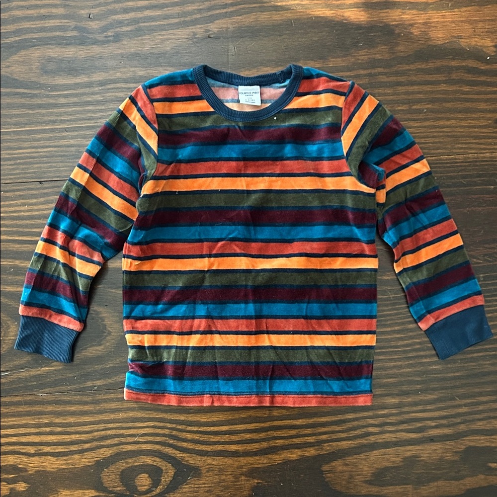 Polarn O. Pyret Striped Long Sleeve Kids Shirt
